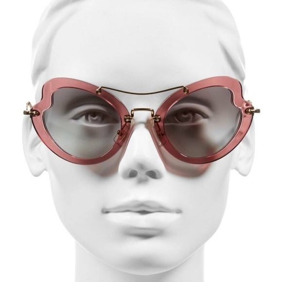 Miu Miu SMU 11R Scenique Butterfly Sunglasses - Picture 2 of 2